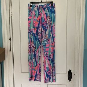 Lilly Pulitzer small blue pink orange pants